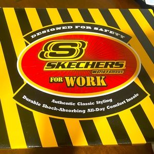 Sketchers work boots brand new never been out of the box
